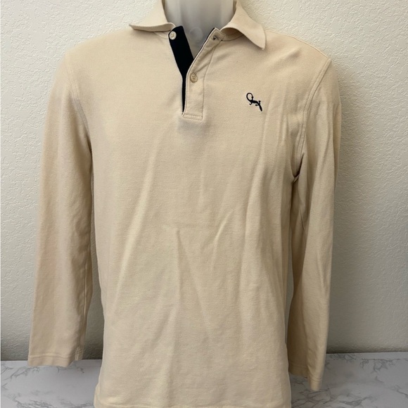 FUBU Other - FUBU Cream Long Sleeve Polo Shirt​